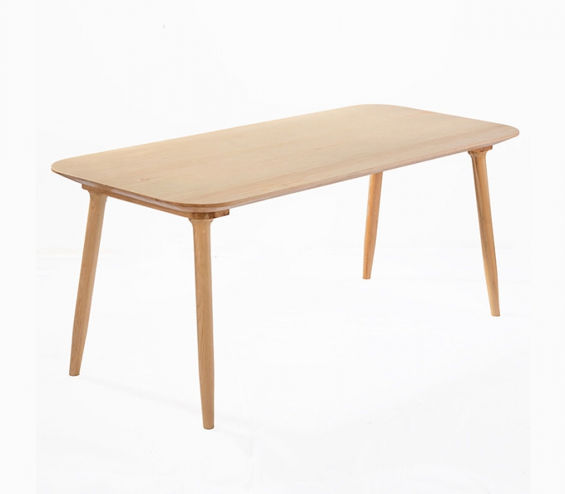 桠杈系列北欧简约实木铁杉木桌子